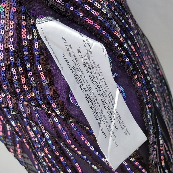 Dress THE Population Women's Felicity Sequined Cocktail Dress - Picture 12 of 16